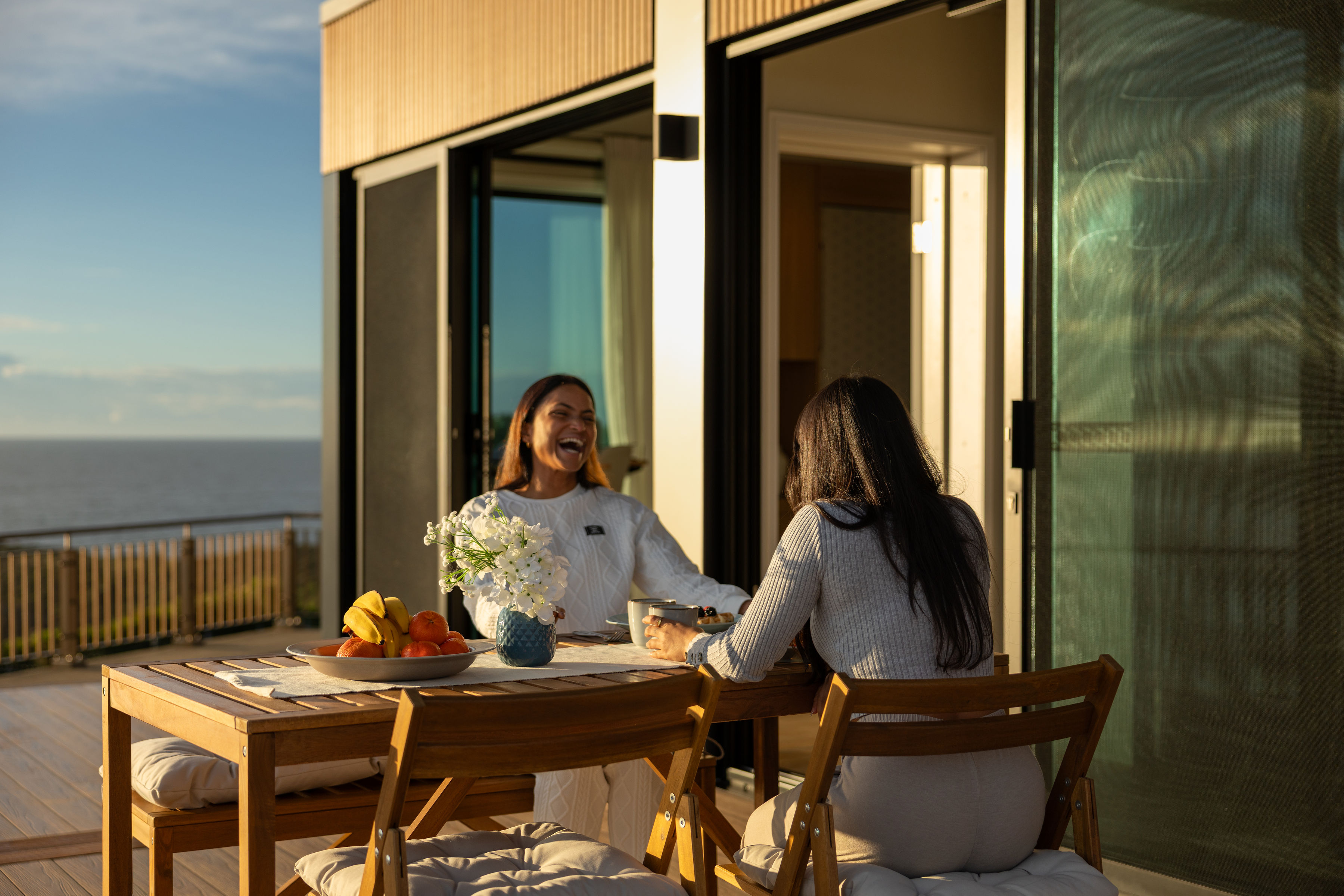 OHOME · Terrace · doors open to the kitchen