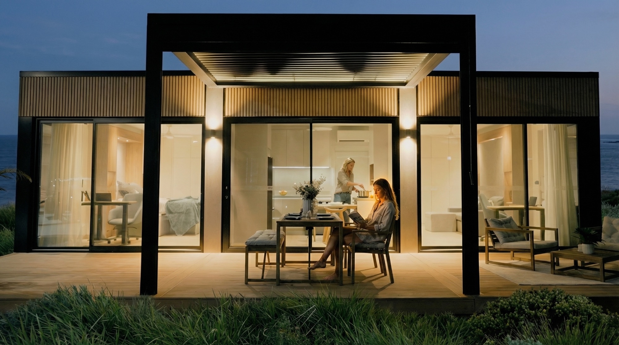 OHOME · Pergola · evening